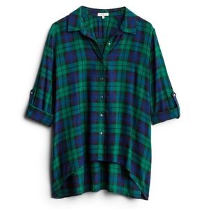 4 for $25 Lila Li Cemone Button Down Tunic Sz Sm